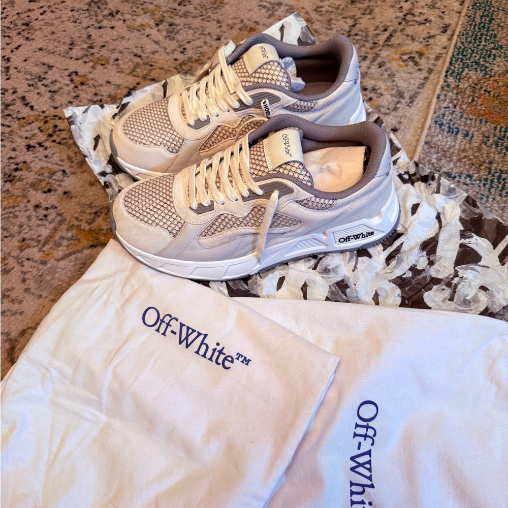 Off-White Kick Off leather sneakers men. 44